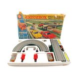 A boxed Matchbox motorised motorway,