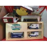 Various boxed models,