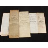 Various 19th and early 20th Century Vellum,