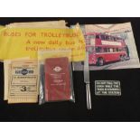 Various items on transport interest including LNER fish train labels,