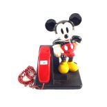 A Mickey Mouse telephone