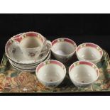 An early 19th Century Pearlware part tea set