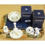 Various boxed and unboxed Aynsley china including animals