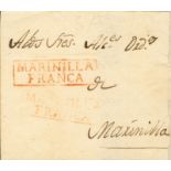 (1819ca). Dirigida a MARINILLA. Marca MARINILLA / FRANCA (P.E.5) edicin 2004 (no se conocen cartas