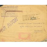 1933. Airmail crash cover from KAYES (MALI) to MARSEILLE. Airplane of the line CASABLANCA-TOULOUSE