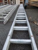*42 Rung Aluminium Double Extending Ladder