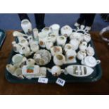 Large Quantity of Goss Ceramic Wares