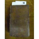 Book Entitled The Expedition of Humphrey Volumes 1&2 by Tobias Smollet Printed by Rither 1785