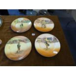 4 Royal Doulton Dickensware Plates