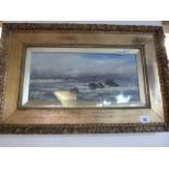 Gilt Framed Oil on Canvas by William Carlo