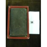 Book Entitled The Medical Pocket Book by John Elliott MD 5th Edition Published London 1798