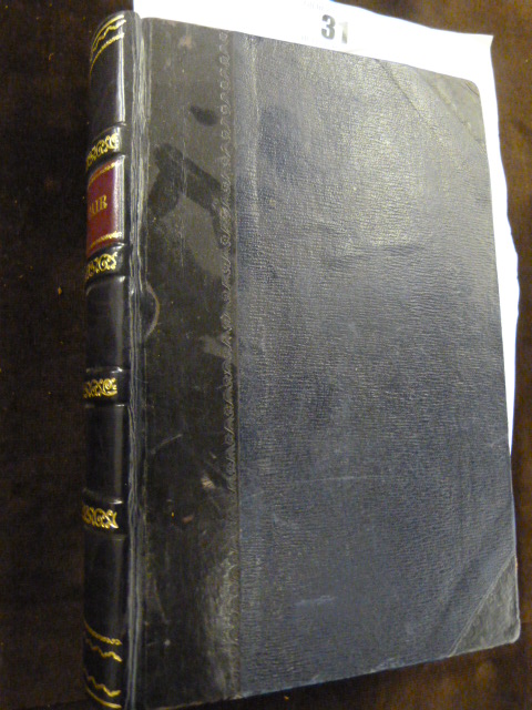 Book Entitled Vsnity Fair by William Makepeace Thackeray Published London by Bradbury & Evans 1848