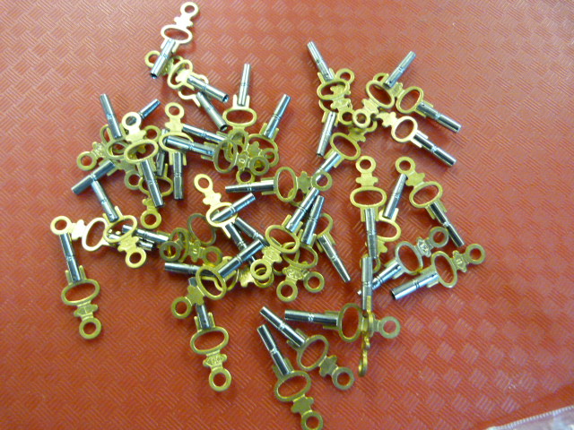 Collection of Pocket Watch Keys