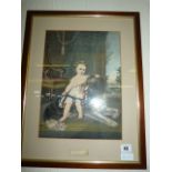 Framed Victorian Print - Fidelity