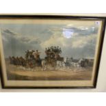 Framed Engraving by Chas Hunt - The Brighton Day Mails