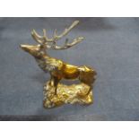 Brass Figure Of A Stag