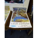 Original British Railways Poster The Bonnie Banks of Loch Lomond 39" x 25"