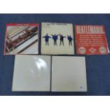 5 Beatles Lp's including 2 white albums