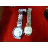 Gent's Rotary Wrist Watch & Another