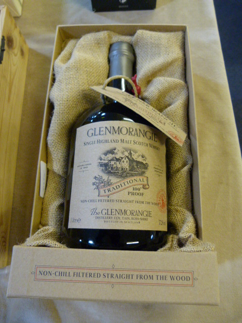 Bottle of Glenmorangie Single Highland Malt Scotch Whiskey