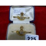 Pair of  DLI Infantry Cap  Badges