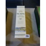 Bottle of 12 Year Old Scapa Single Orkney Scotch Whiskey