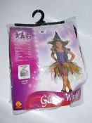 *Lets Pretend Glitter Witch Fancy Dress Costume 3-4yrs
