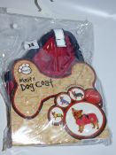 *Masta Dog Coat in Red 12"/30cm