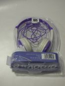 *Groov-e Model GV5905W Kids DJ Style Headphones (Violet & White)