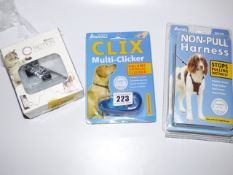 *Tractiv Pet Activity Tracker - Klicks Multi-Clicker & Non-Pull Dog Harness Size Medium