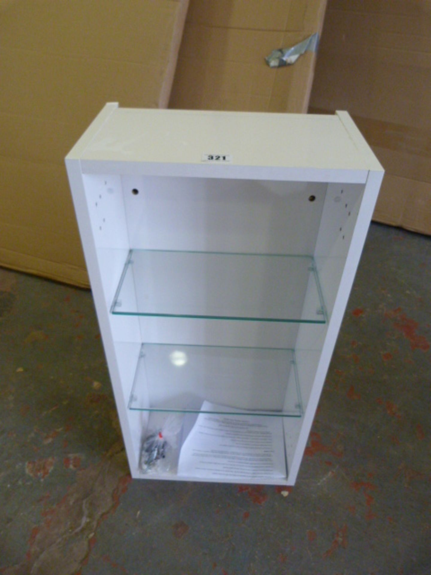 *GLOSS WHITE SGL. WALL UNIT CARCAS  RRP:199.99