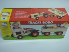 *Trackibobo Wood Tractor & Trailer