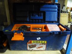 Kater Blue Tool Box Containing Assorted Hand Tools