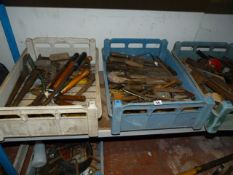 4 Boxes Containing Joiner's & Assorted Hand Tools
