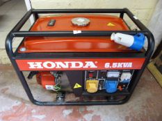 Honda 6.5 KVA Petrol Driven Dual Voltage Generator