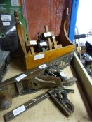 Box Containing Joiner's Scribes - Record Plane & T Square