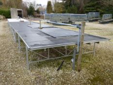 Galvanised Display Bench Irrigated 55ft x 7ft 6"