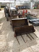 Ferguson TE20 Diesel 1955 Tractor with Loading Shovel & Fork with Safety Roll Bar (Manual)