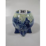 Vintage German Delft Vase