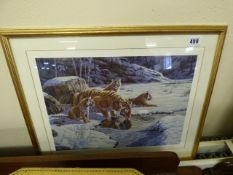 Gilt Framed Limited Edition Print - Time for a Drink