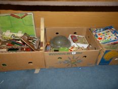 3 Boxes of Early Childrens Toys etc