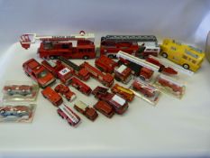 Collection of Various Diecast Fire Engines