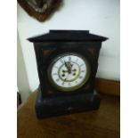 Black Slate Mantel Clock