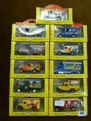 11 Boxed Rupert The Bear Diecast Vehicles by Lledo