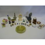 Tray consisting of Wedgewood Glass Squirrel - Gobels Birds etc