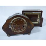 2 Art Deco Mantel Clocks (A/F)