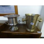 2 Silver Plated Champagne Buckets