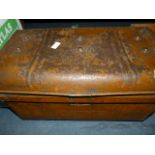 Tin Trunk & Contents