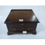 Miniature Mahogany bureau