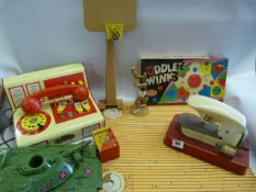 Early Child's Telephone Game - Sewing Machine - Basket Ball Game etc